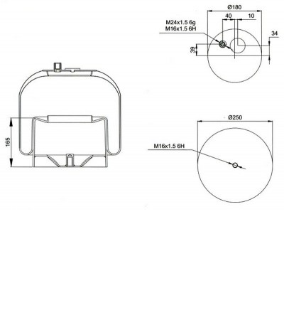AIR BELLOW DIFF ACTROS/AXOR 9743200021
