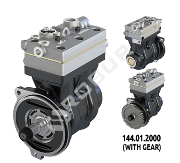 AIR COMPRESSOR 85MM VOLVO FH13/FH16 FM13 RENAULT DXI 11/13  DOUBLE 144.01.1000