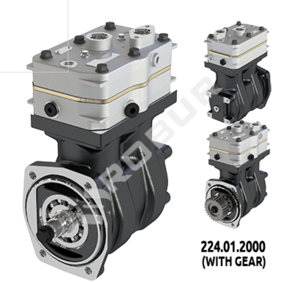 AIR COMPRESSOR 75MM DOUBLE DAF CF85II/CF85C/85CF/75CF/XF95/95XF/F95 224.01.1000