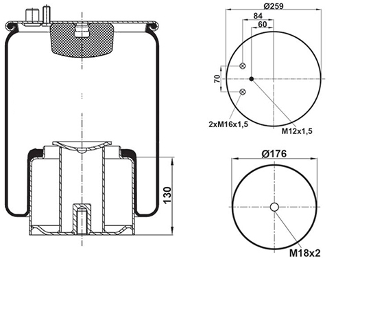 AIR BELLOW DIFF MAN TGA 81436006036