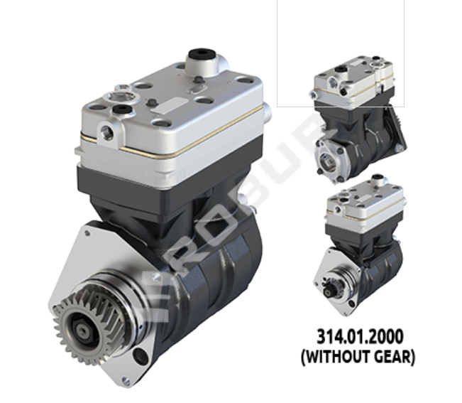 AIR COMPRESSOR 85MM DOUBLE AXOR  MP2 314.01.1000