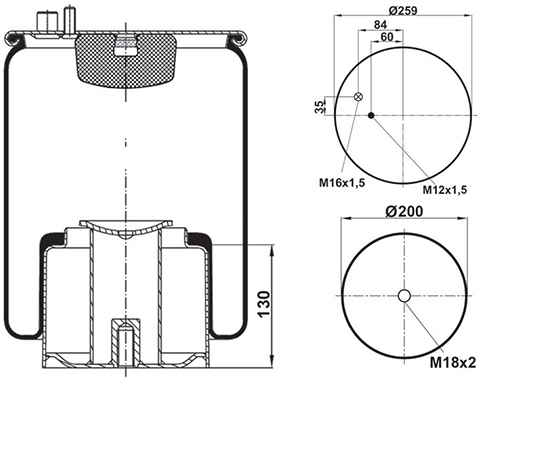 AIR BELLOW DIFF MAN TGA 81436006035